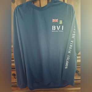 British Virgin Islands Long Sleeve Performance Tee/Swim This SPF. Men/women